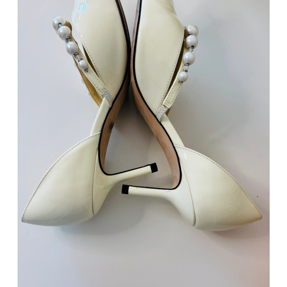 Jimmy Choo Latte Patent Leather Pumps Size 36 - Picture 15 of 16